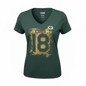 Vintage Cobb Green Bay Packers Women's V-Neck T-Shirt